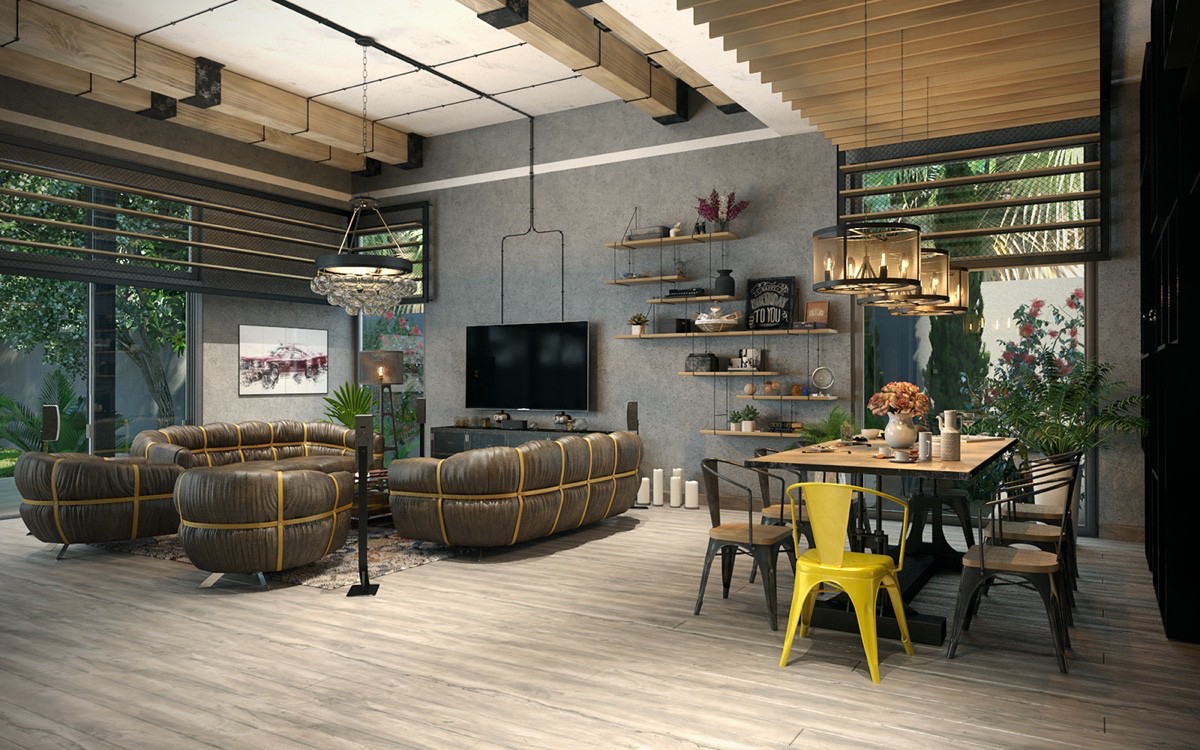 industrial apartment design