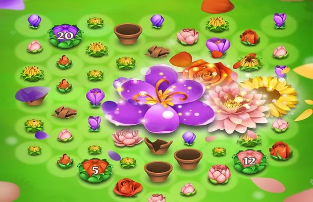 blossom-blast saga game trick